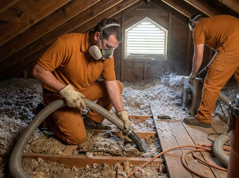 Attic Decontamination and Insulation Restoration in Whittier, CA